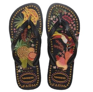havaianas top farm tropical flip flops